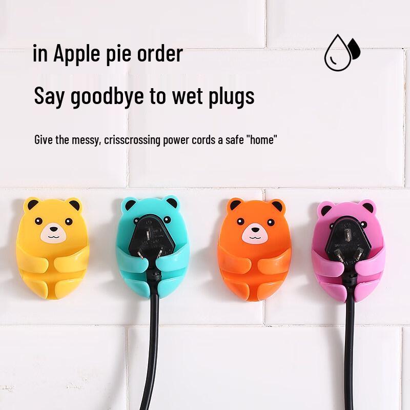 Multi-functional Adhesive Plug Hooks