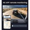 2K 4G 3Inch Dashcam with Dual Lens Record Wifi Gps Tracking Fit Remote Live Video Check On Phone 12-24v Power Supply Car Camera