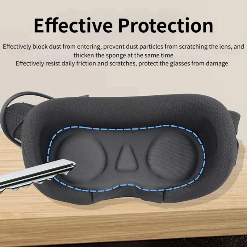 Staubdicht Kratzfest Linsenpolster Schutz für N3 Fliegerbrille Schutzabdeckung Blockiert Sonnenlicht Und Verhindert Schäden