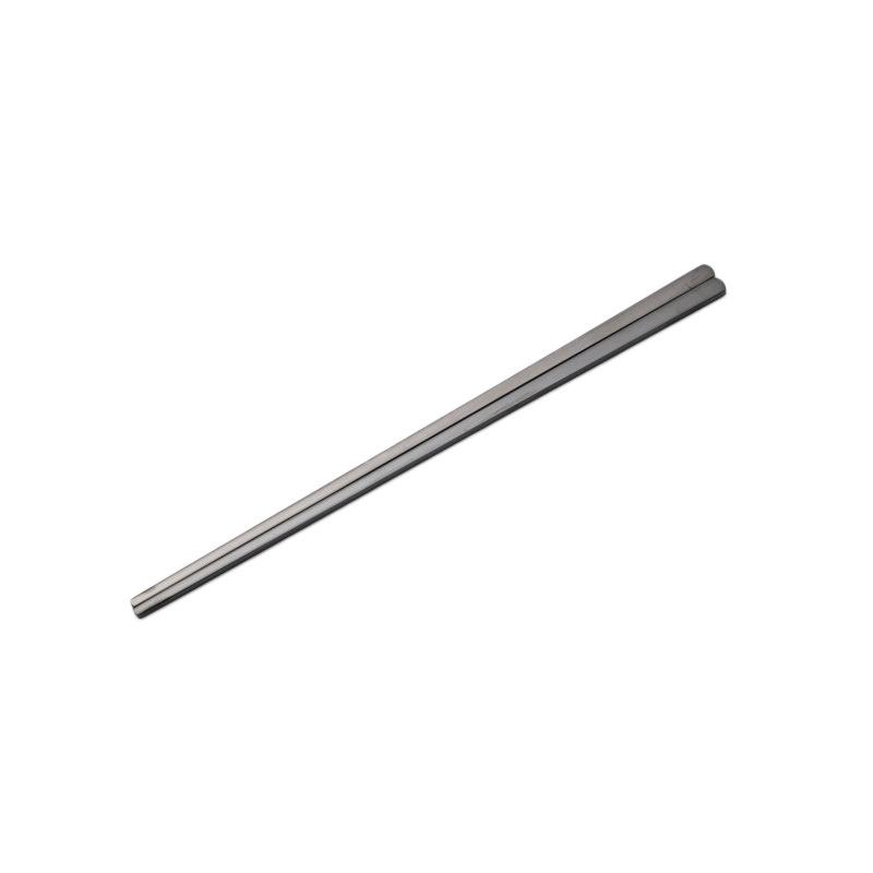 Korean Stainless Steel Spoon Chopstick Set, Restaurant Hotel Golden Spoon Solid Flat Chopsticks