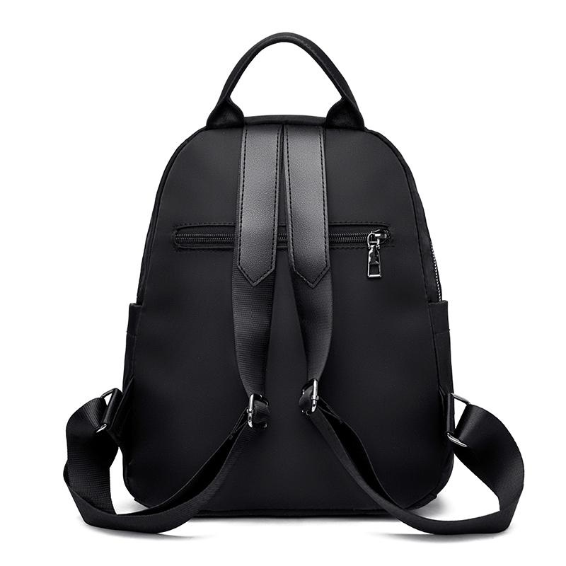 Fashion Lightweight Women'S Backpack Oxford Water-Repellent Classic Elegant Girl Rucksack Shopping Leisure School Bag