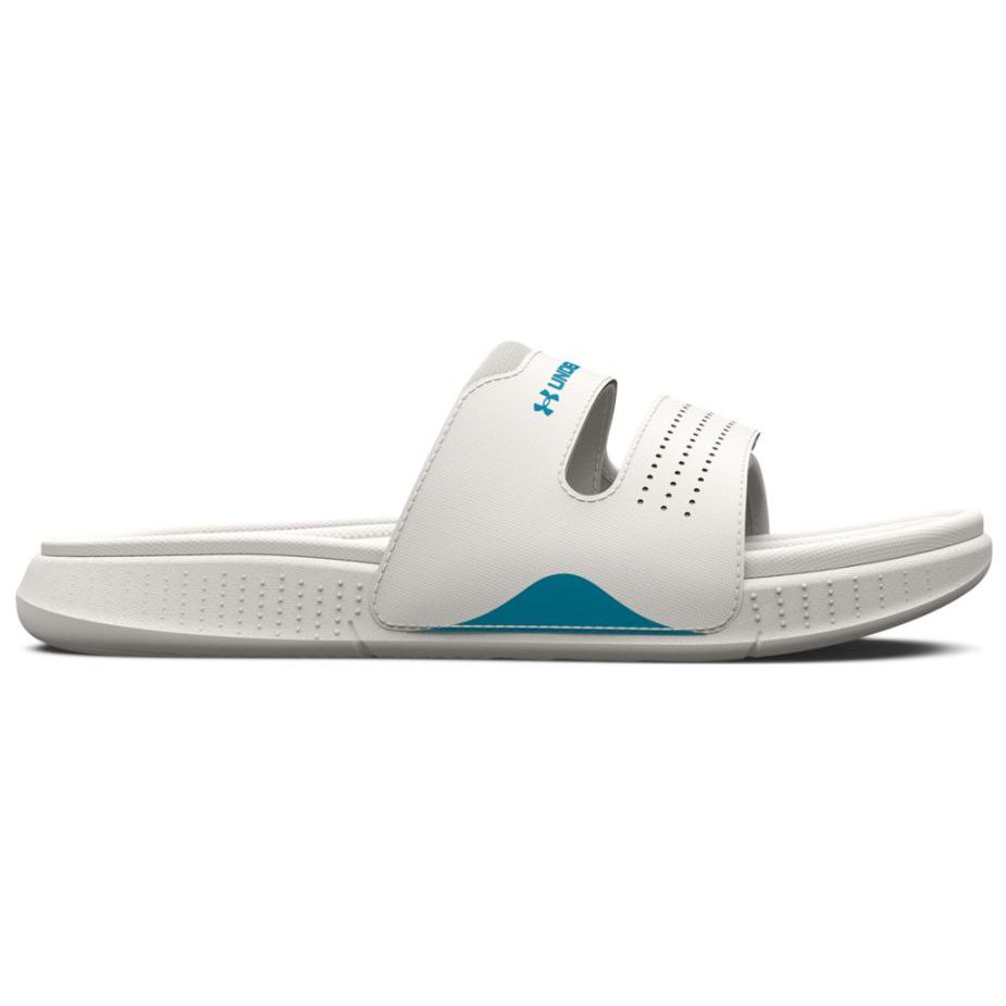 Under Armour Ansa Studio Non-Slip Durable Sports Slippers Women Footwear Gray Blue 3025045-102