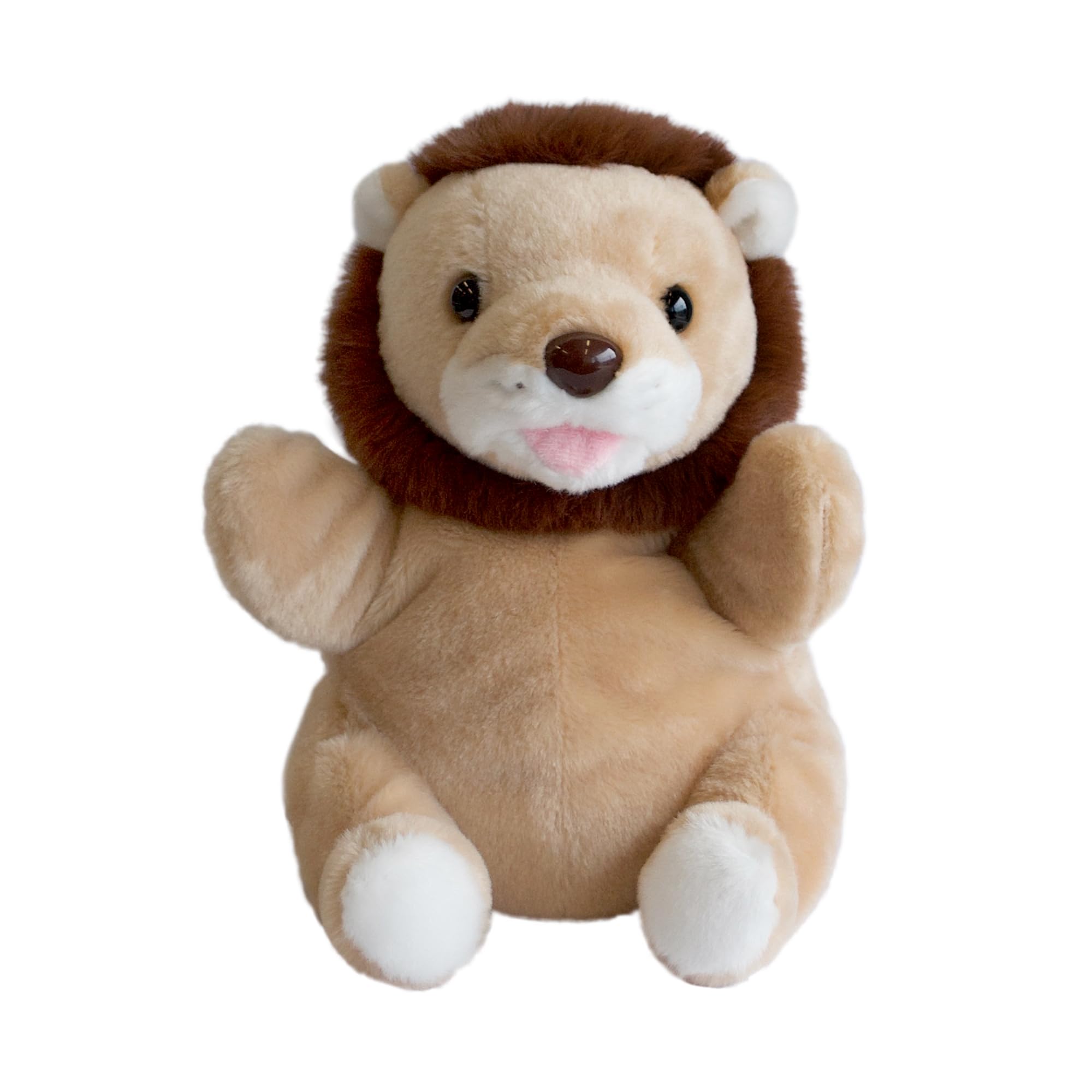 

Плюшевая игрушка-марионетка на руку Лев,