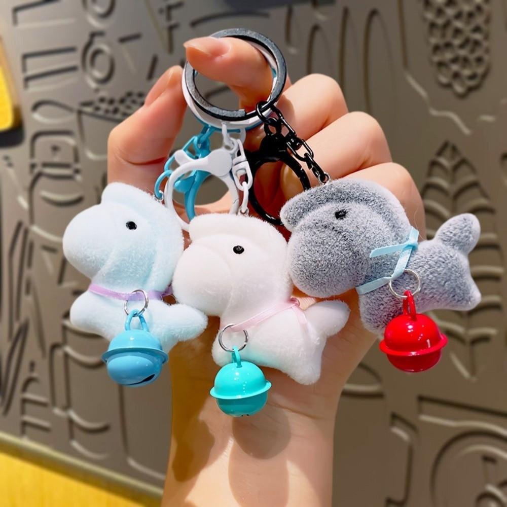 Flocking Year of the Horse Keychain Cartoon Pony Bag Charm Interesting Zodiac Pendant  Decoration