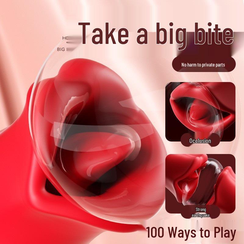 Red Lips Licking Vibrator: Tongue & Clitoris Stimulator