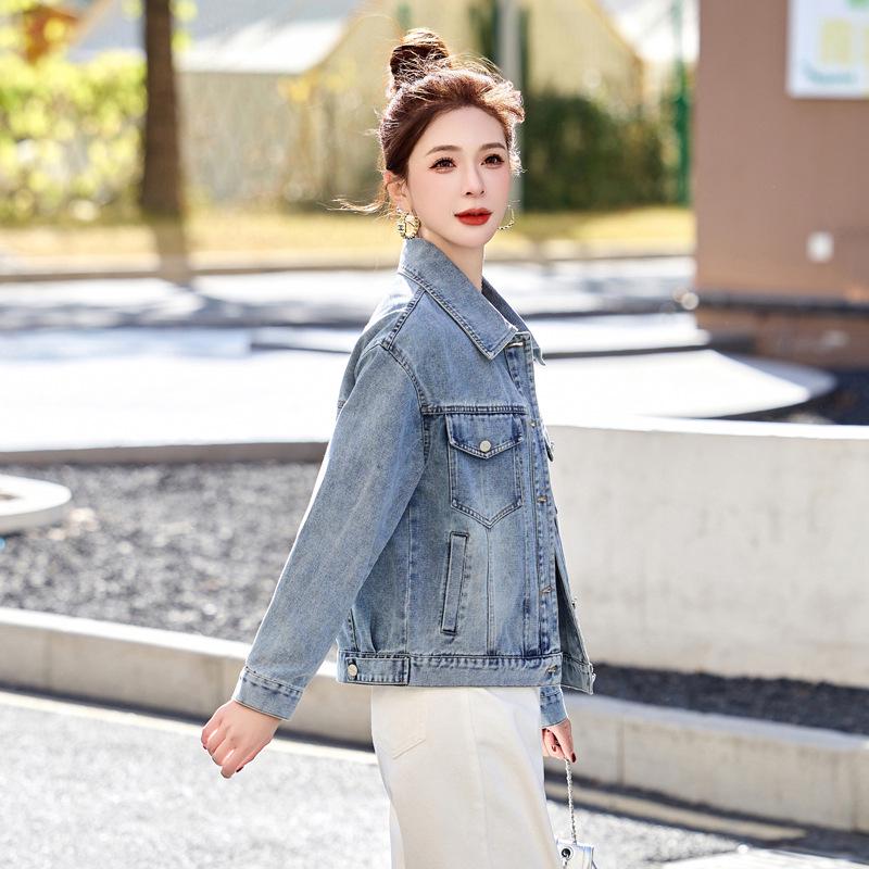 Spring 2025 Women's Casual Slimming Denim Jacket