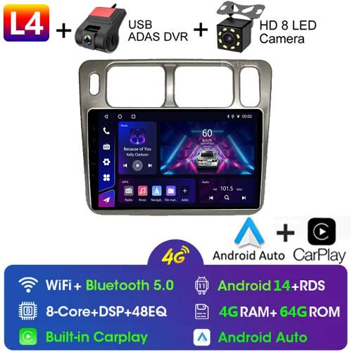 Car Android 13 For Mitsubishi Pajero iO 1998 - 2007 Car Radio Stereo Multimedia Player GPS Navigation 5G Wifi QLED 2din
