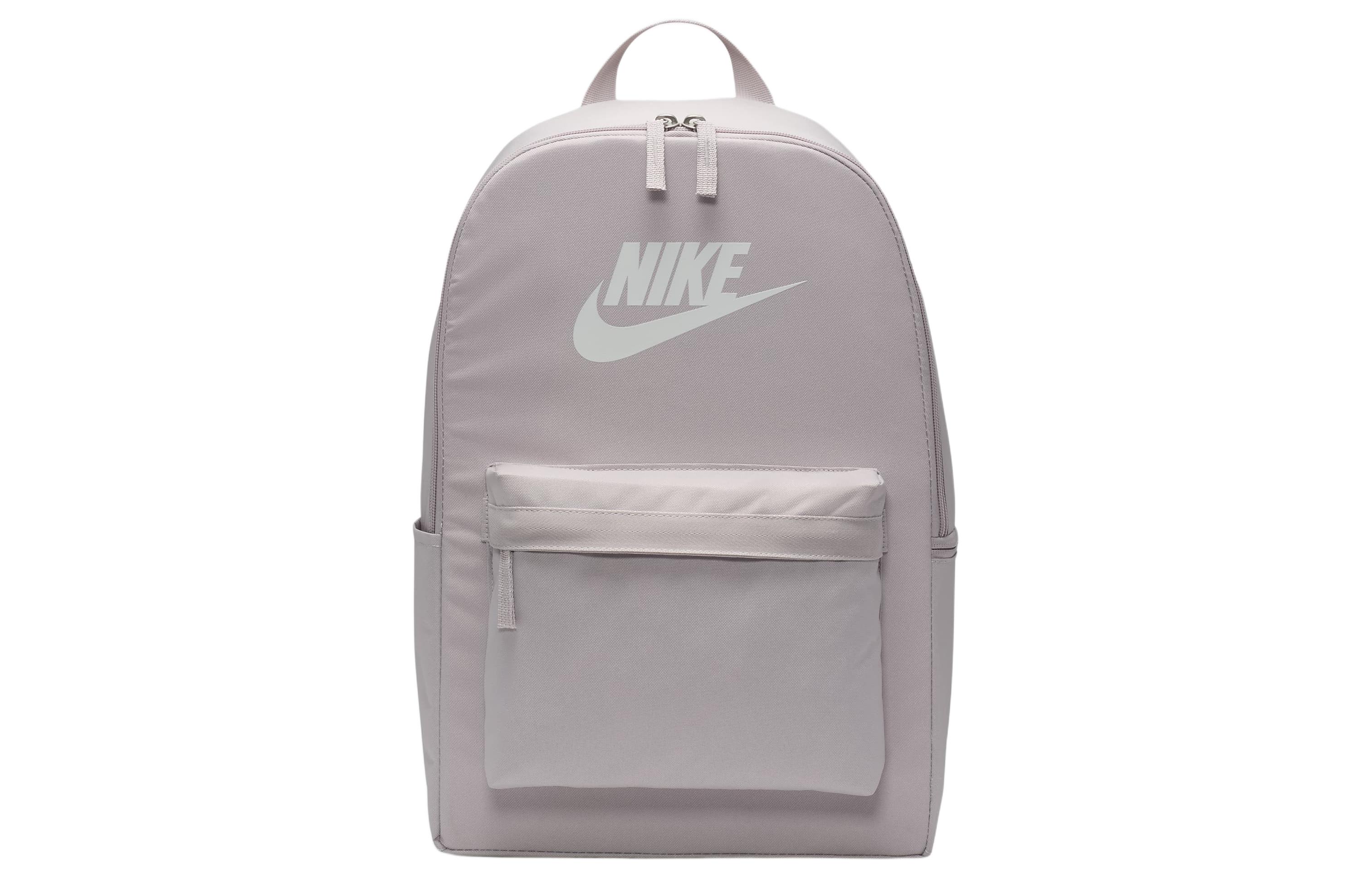 Nike Heritage Polyester Backpack Unisex Platinum Purple Peak White DC4244-019