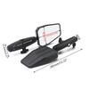 Foldable Adventure Mirrors for Westwind Off-road Motorcycle Angle Adjustable Handlebar Rear View Mirrors ATV Accessories