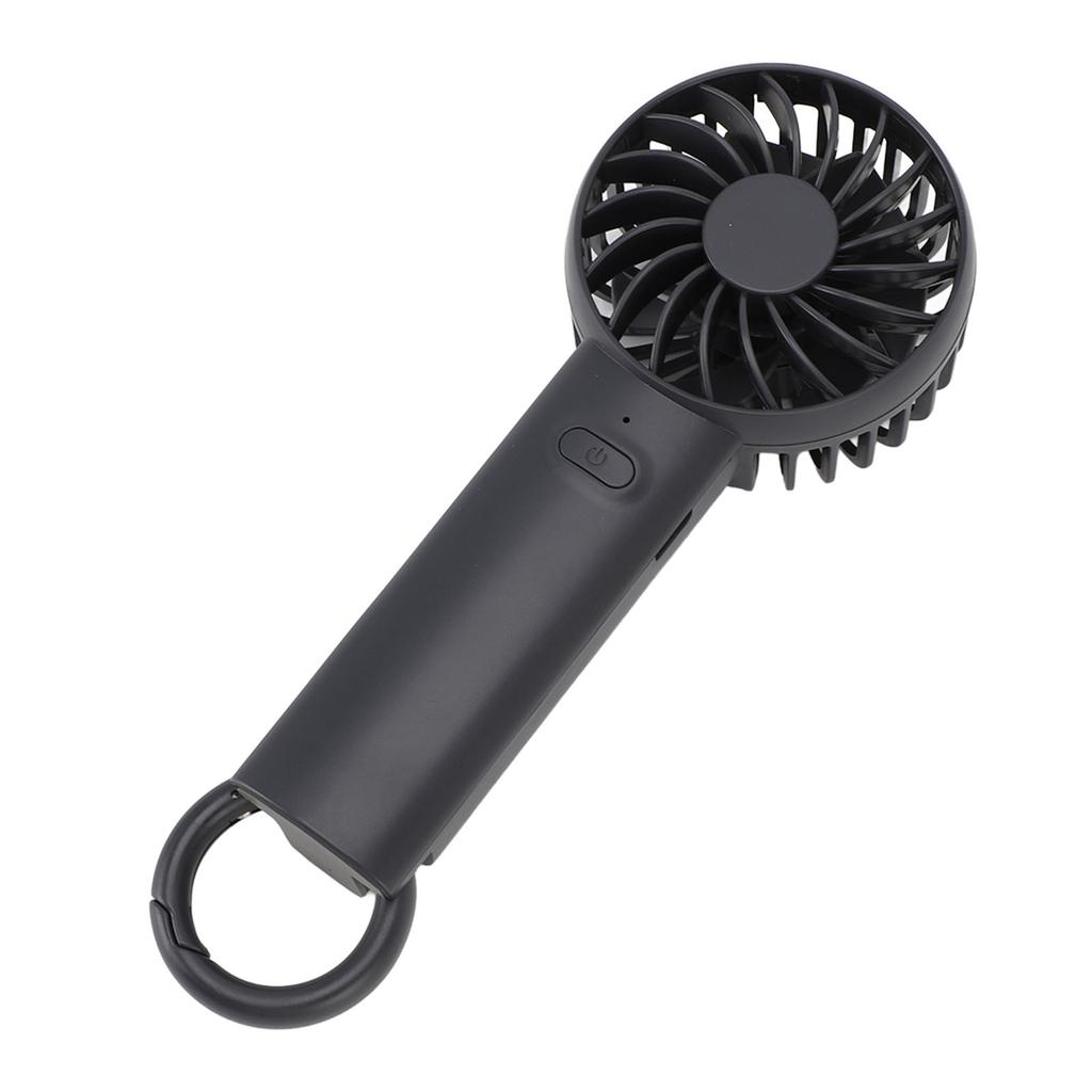 Handheld Portable Fan with Hook 3 Speed Silent Rechargeable Battery Lightweight Pocket Fan for