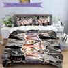 3Pcs Eyes Through Rips Bedding Set Soft Fabric Duvet Cover Pillowcases Home Xmas Halloween Gift 1 Duvet Cover 2 Pillowcase S1483