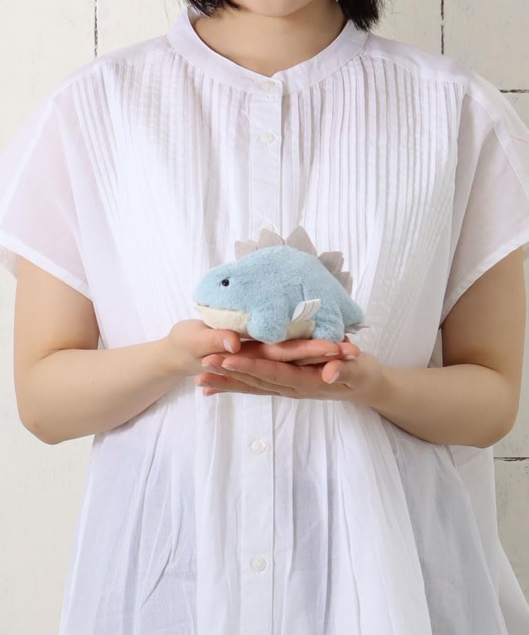 Bleu Bleuet Blue Bluee Soft Dinosaur Plush Toy (Stegosaurus)