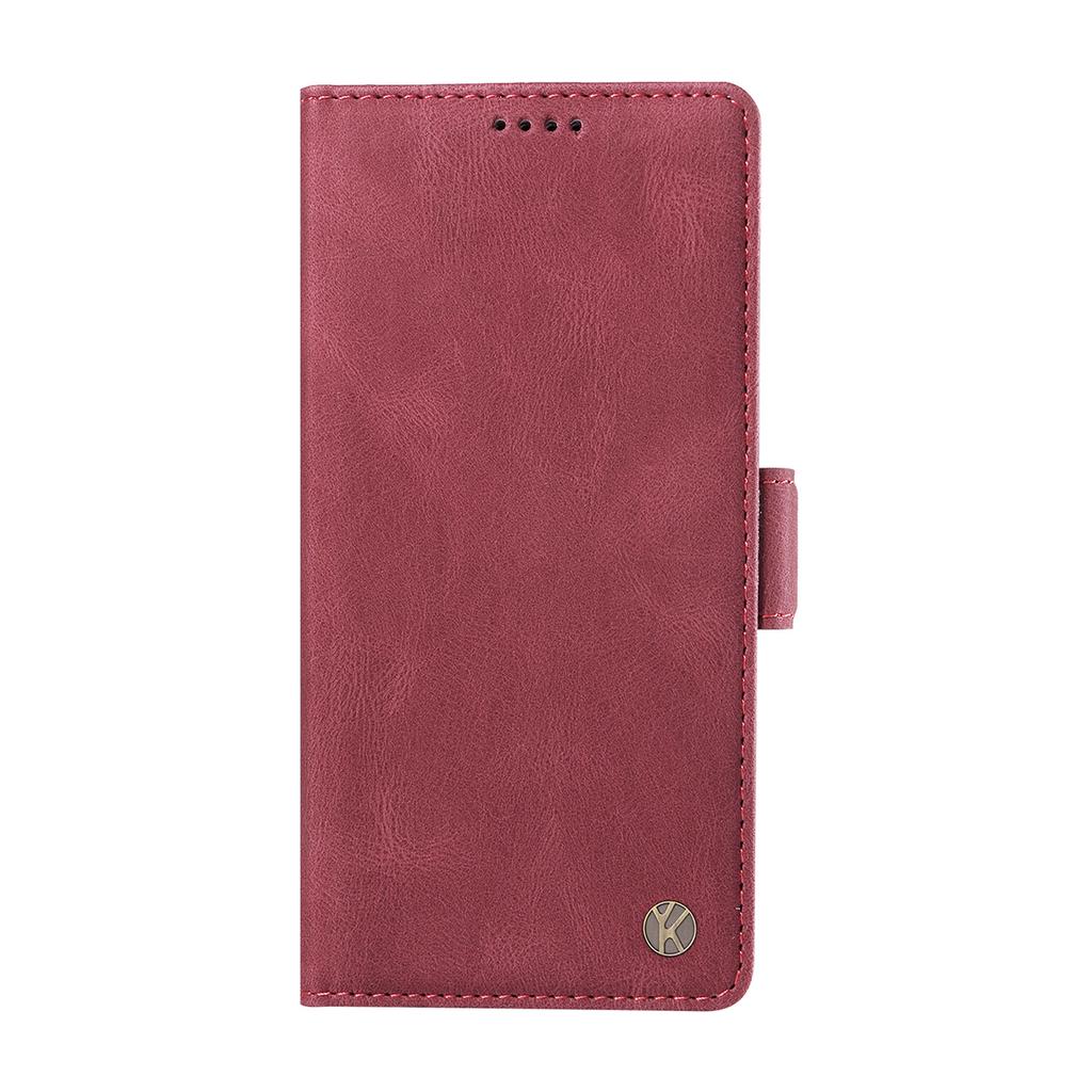 For Realme 15 Pro 5G/Realme 15 5G Leather Case YIKATU YK-005 Skin-touch Feeling Wallet Phone Cover
