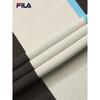 FILA Men's Colorblock Striped Knit Long Sleeve Polo Shirt