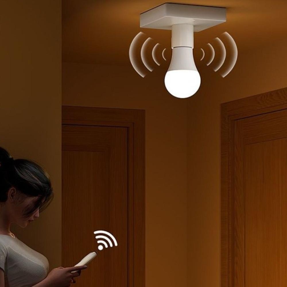 Bază Lampă E27 Telecomandă Wireless Smart Suport Bec Nou Comutator Smart cu Temporizator Suport Lampă