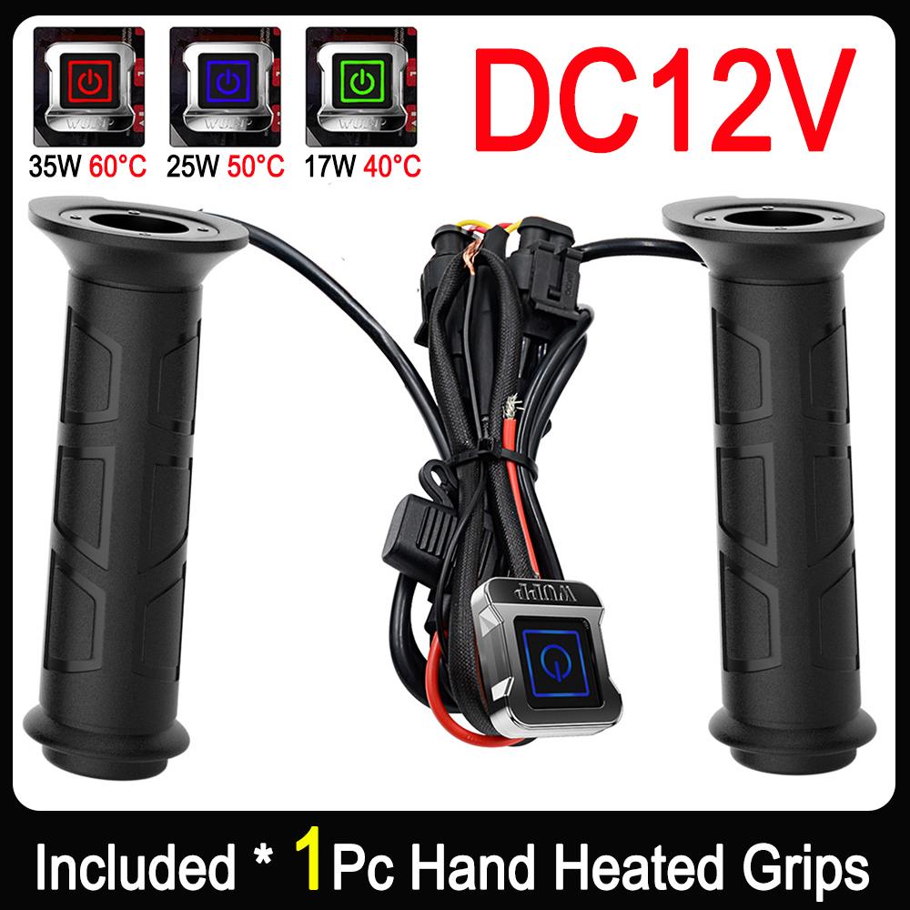 

22 мм рукоятки для мотоцикла с подогревом, грелки для квадроциклов, формованные рукоятки с регулируемой температурой, подогрев рукояток, манжеты для ручек