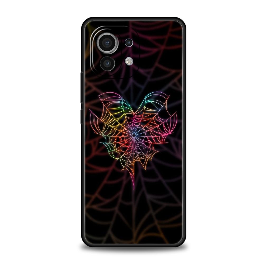 Phone Case Cover for Xiaomi Poco F7 F6 F5 F4 F3 X7 X6 X5 X4 X3 NFC M4 C51 C55 GT Pro 5G Soft TPU Fundas Spider Web Capas Coque