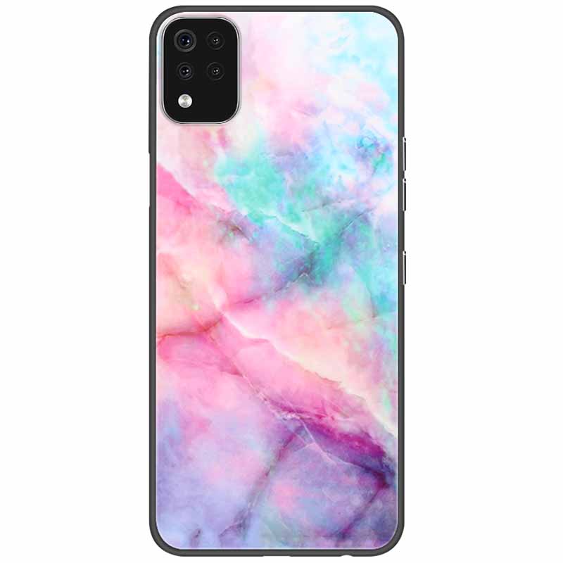 Phone Case For LG K42 K52 K62 Q52 Case Soft Painted Wolf Silicone Black Covers For LG K62 Cases K 42 Shockproof Funda for LGK52