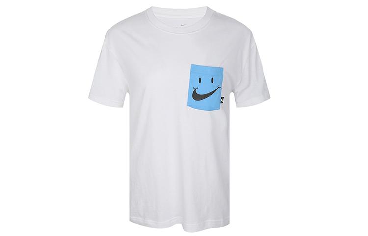 

Nike T Shirts Women s Crew Neck Moderate Straight Fit CJ7943-100 L