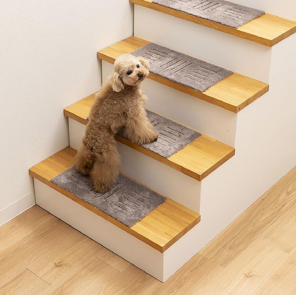 Pitapetomo Dog and Cat Mat, Jointed Design for Easy Washing, Plain & Plain Brown, Soft Pile Material for Comfort, Adheres to Floor, Stays in Place Eve