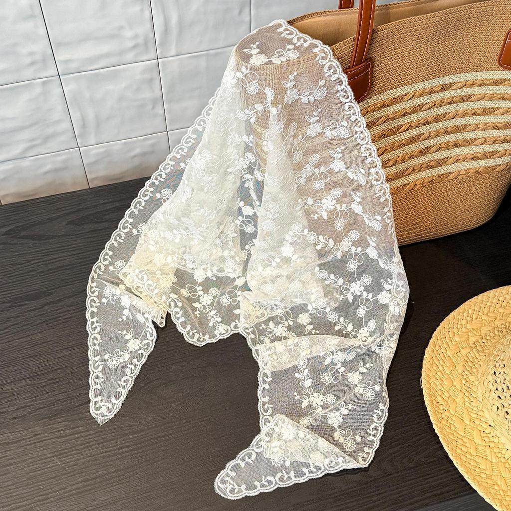 Jupe en Dentelle Jacquard Maille Coréenne avec Short Intégré