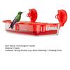 Window Hummingbird Feeder Strong Suction Cup Hummingbird Feeder with 4 Feeding Ports Easy To Refill Clean Plastic Birds Feeder for Birds Watching
