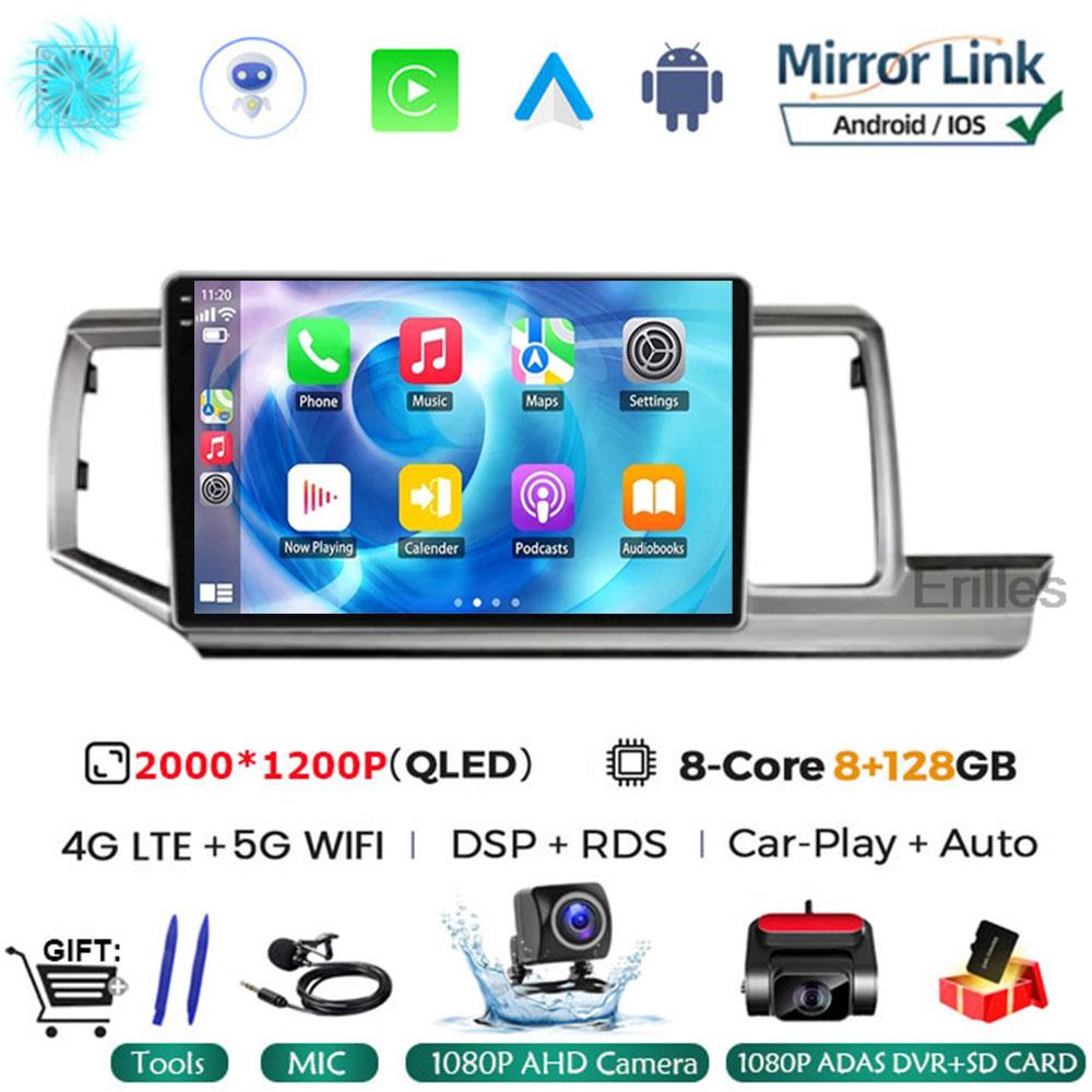 Android 14 Navigation NO 2DIN Carplay Auto Head Unit Screen For Honda Stepwgn 2009 - 2015 Radio Stereo Multimedia Car Player GPS