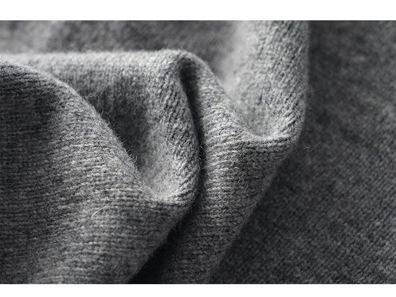 2024 French Style Gradient Bamboo Wool V-Neck Sleeveless Vest