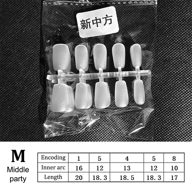100Pcs Press On Nail Tips Full Cover Ultra-Thin False Nails Patches Gel Nails Extension System Clear Fake Nails Art Accessories