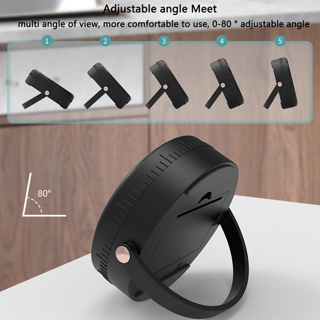 Kitchen Digital Timer With Large Led Display Adjustable Memory Function Silent Magnetic Countdown Clock