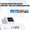 Multiple Outlet Extenders Two USB C Ports Advanced Charging System Power Guards Easy to Carry for International Journey