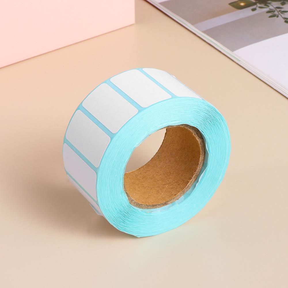 1000pcs Shipping Labels Barcode Sticker Supermarket Blank Stickers White Label Stationery Sticker Kitchen Spice Label Stickers