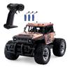 Remote Control Car, 2.4G Rechargeable Electric Off-Road Vehicle with LED Lights 3 Batteries, Car