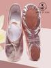 Golden Dance Shoes Soft Sole Training Shoes Ballet Shoes Children's Adult Dance Shoes