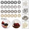 Meninas Brinquedos 4 Cores Boneca Bolsas Acessórios Padrão Cinto Botões Tri-glide Fivela Diy Bonecas Fivelas