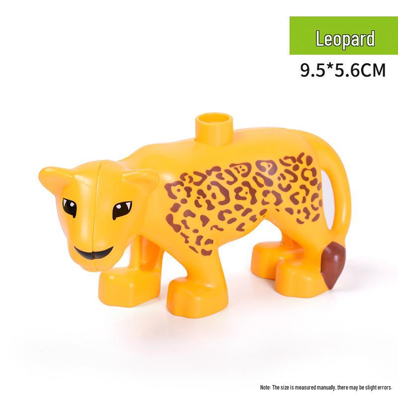 Large Animal Building Blocks: Dinosaur, Tiger, Elephant, Crocodile, Giraffe DIY Educational Toys for Kids