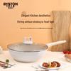 Baishide 32cm Maifan Stone Non-Stick Stir-fry Wok