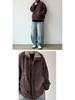 Herren Japanische Retro Lammwolle Warme Baumwolljacke - Winter Lockerer Schnitt, Samt Verdickt, Stehkragen Oberbekleidung