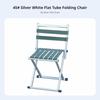 Foldable Stool With Spinerest Foldable Design Foldable Chair With Spinerest Space-Saving Long-Lasting For Fishing