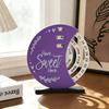 Fashionable Creative Moon Rotating Calendar Ornament Rotatable Office Desktop Decoration Ornament Remembrance Gift for Friends