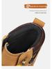 Men's Tough High-Top Yellow Leather Boots, British Style, Non-Slip, 2025 New Autumn/Winter Collection