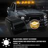 Solar Roof Mouse Light 12LED Car Roof Light Truck Pickup Truck Roof Modification Warning Light