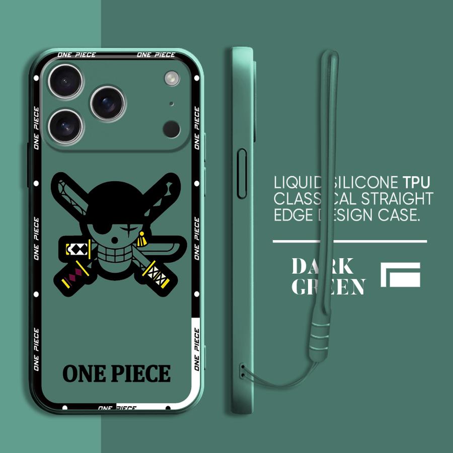 

Чехол для Apple iPhone 17 Pro Max XS XR 7 8 15 Air 13 Mini 11 16 12 Plus Чехол для телефона Логотип One Piece iPhone 16 Pro Max