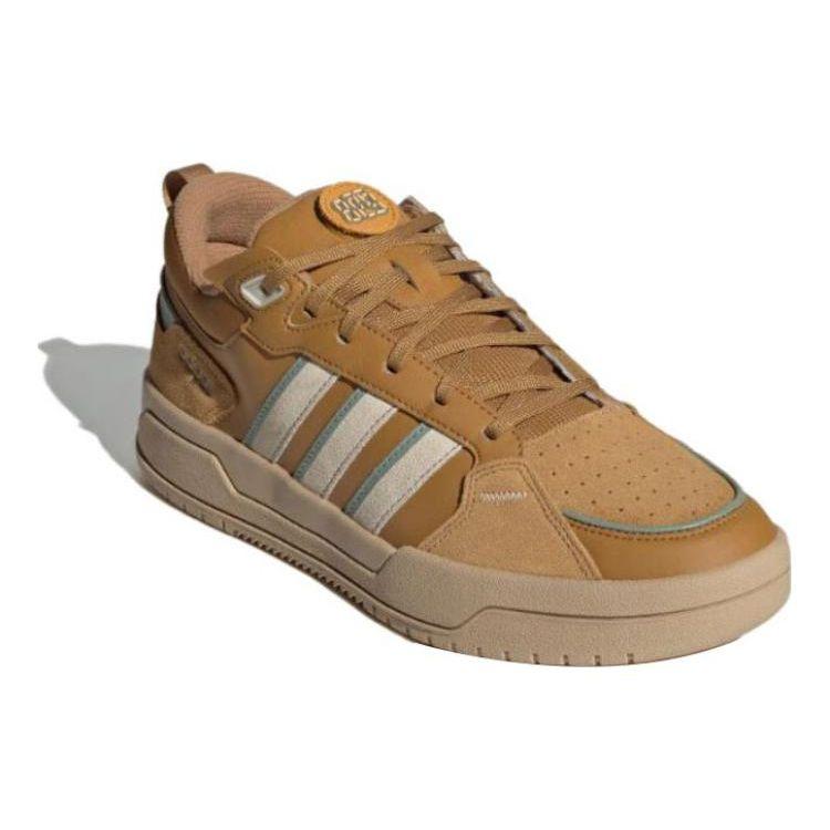 Adidas Neo 100Db Comfortable Versatile Durable Low-Top Skate Shoes Unisex Sneakers Brown White IG8260