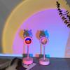Portable Bedroom Projection Sunset Lamp Light Night Light Atmosphere Led Light Bedside Table Lamp