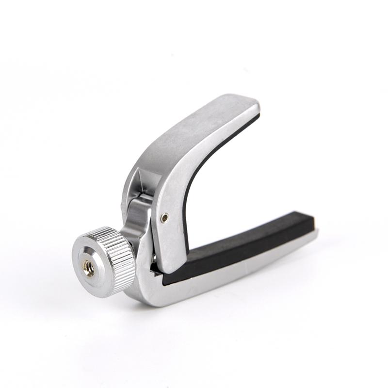 

1PC Classic Guitar Capo Acoustic For Tone Adjusting For Electric Acoustic Guitar Ukulele Aluminum Alloy Guitar Parts Accessories срібний