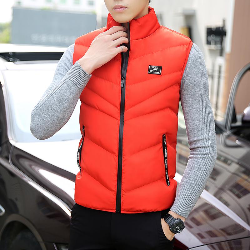 Autumn Winter Warm Sleeveless Jacket Waistcoat Slim Fit Men 'S Vest Fashion Casual Coats Mens 
