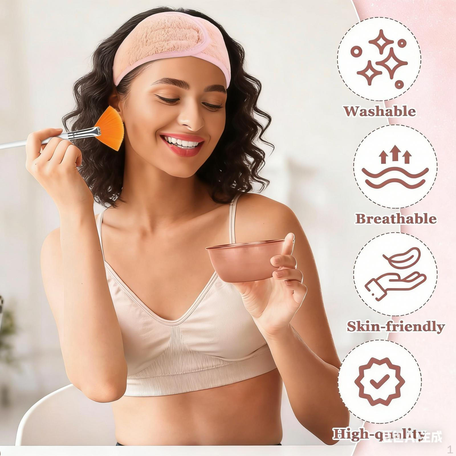 

Набор из 16 предметов: миски для смешивания, инструменты, полный набор для косметолога розового золота