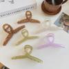 13CM Large Acrylic Jelly Color Hairpin: Simple Shark Clip for Back of Head