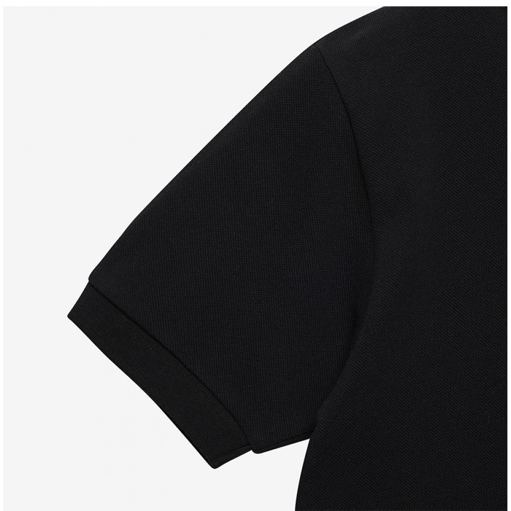 Comme Des Gar Ons Play Red HearT Wappen Polo T shirT Ax T006 051